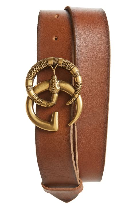 belt leather gucci|genuine leather Gucci belt men.